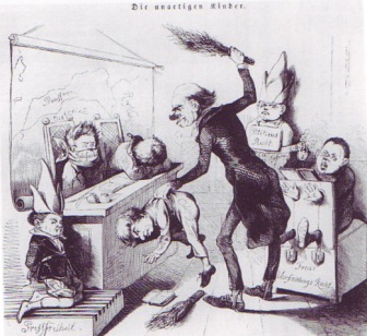 1849_-_Karikatur_Die_unartigen_Kinder